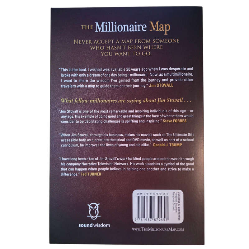 The Millionaire Map - Jim Stovall LIKE NEW
