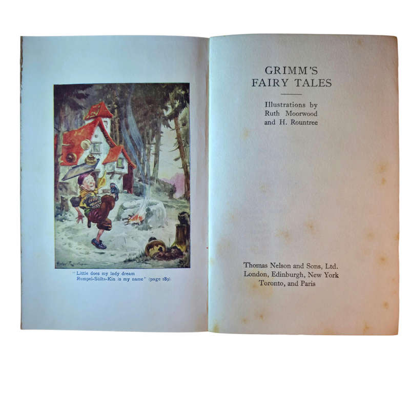 Grimms' Fairy Tales - Illustrated by Ruth Moorwood and H. Rountree