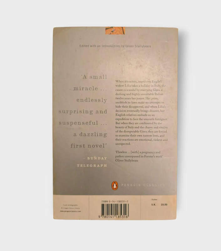 Where angels fear to tread - EM Forster