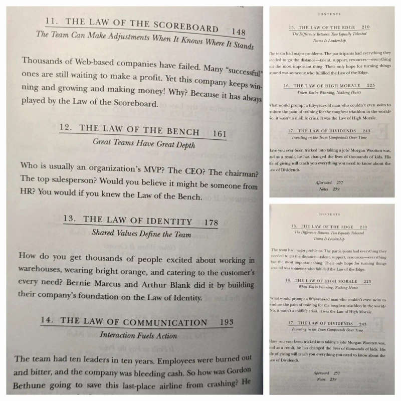 The 17 indisputable laws of teamwork - John C Maxwell