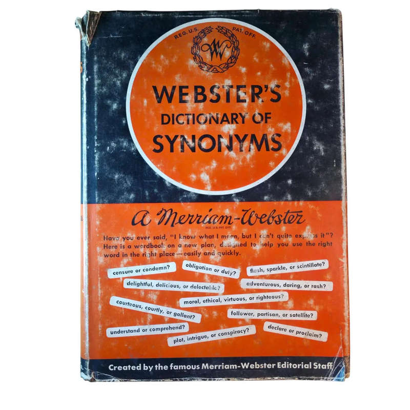 Webster's Dictionary of Synonyms