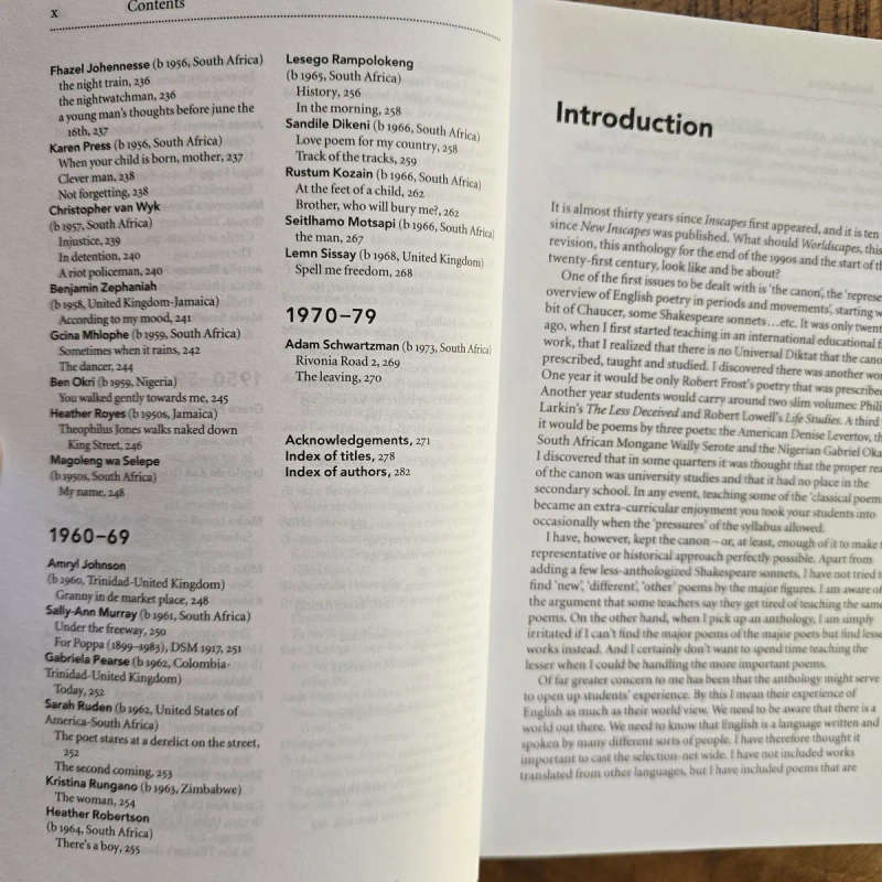 Worldscapes: A collection of verse compiled by Robin Malan
