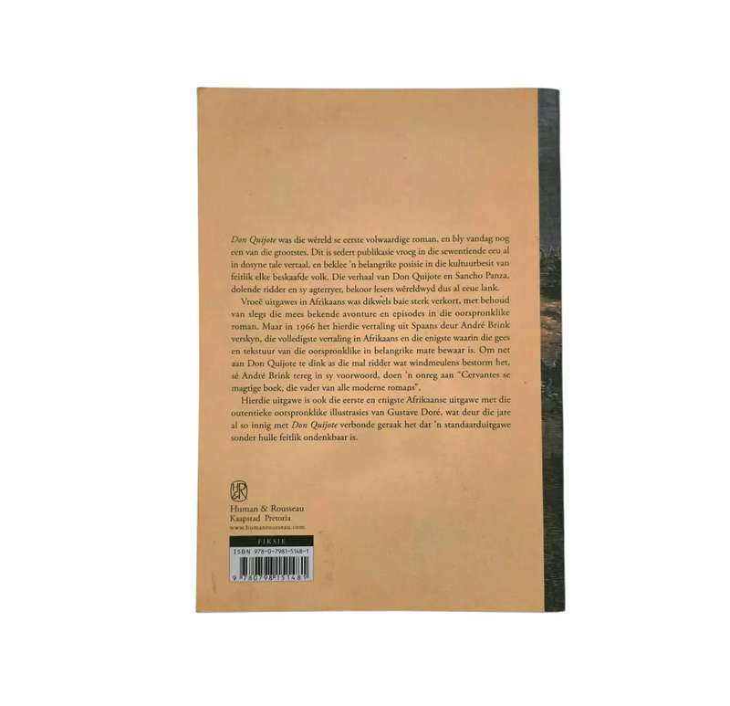 DON QUIJOTE - Miguel de Cervantes Vertaal deur André P. Brink AFRIKAANS EDITION