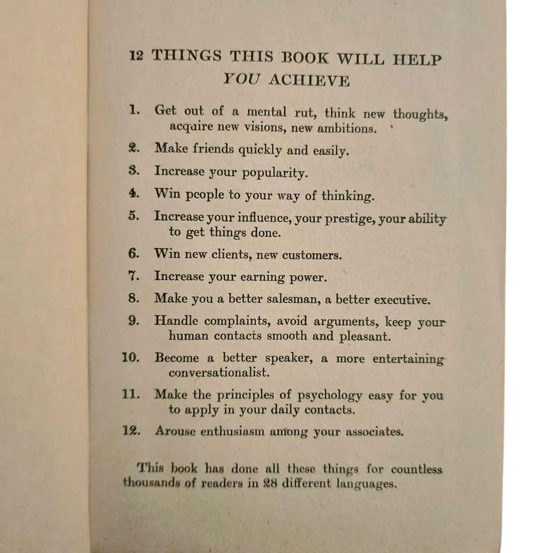 How to win friends and influence people - Dale Carnegie