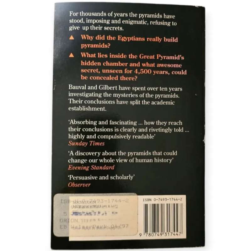 The Orion Mystery - Robert Bauval & Adrian Gilbert