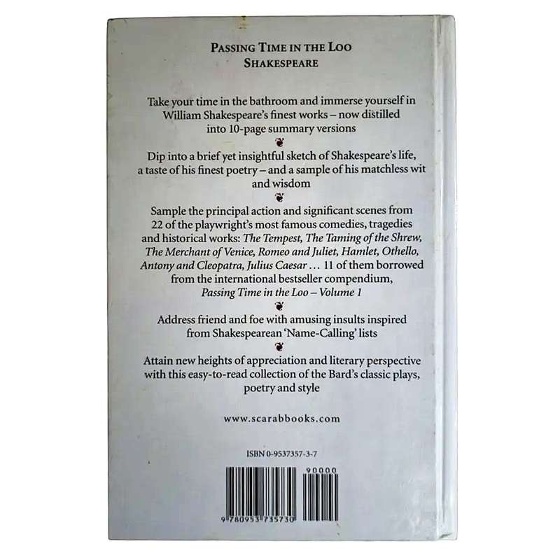 Passing time in the loo Shakespeare - A compact glimpse of his world and greatest plays (Hardcover)