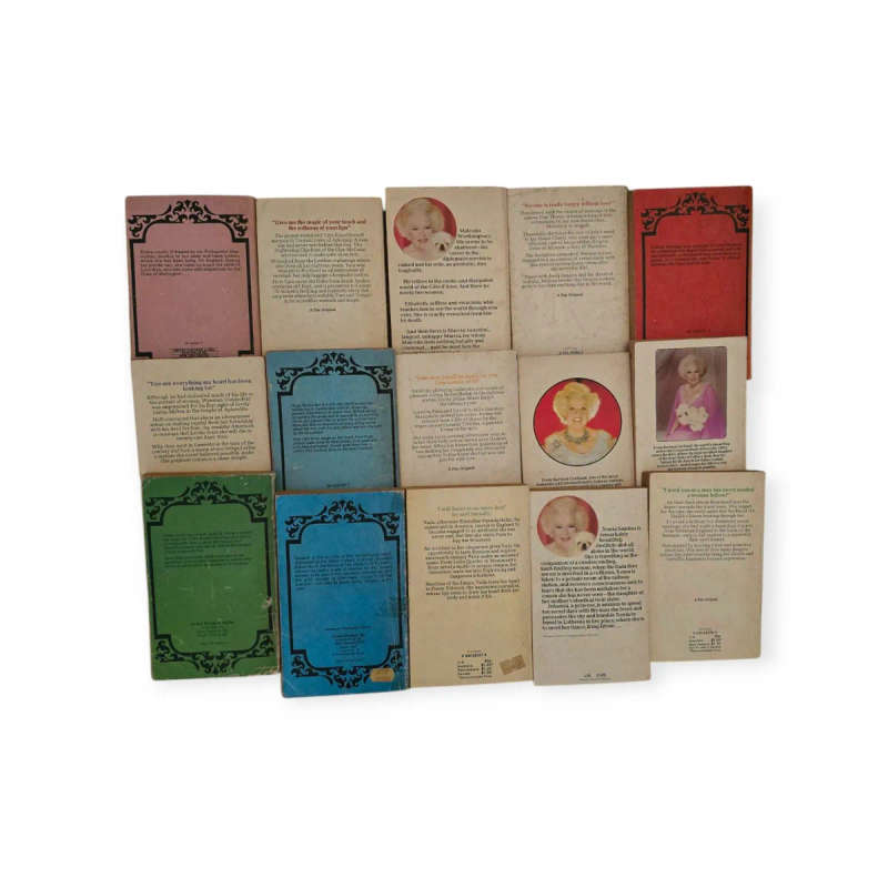 Barbara Cartland Romance valuepack bundle: vintage 1970s editions - 15 novels