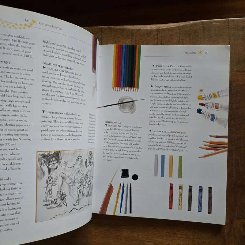 Watercolor Fairies: A step-by-step guide to creating the fairy world  David Riche and Anna Franklin