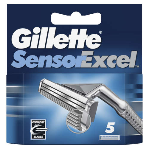 GILLETTE SENSOR EXCEL REPLACEMENT CARTRIDGES 5 Pack