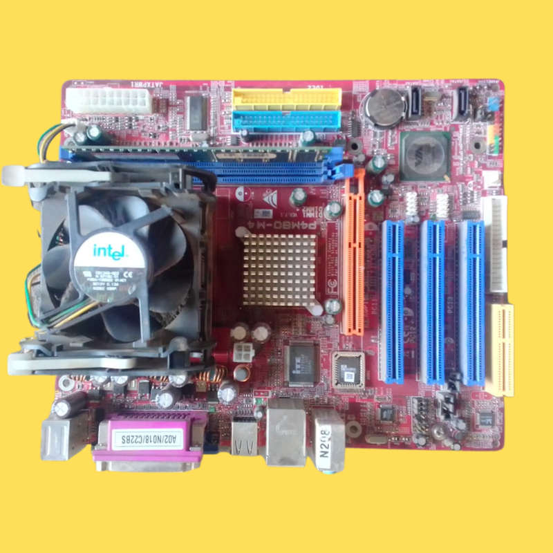 Biostar P4M80-M4 Motherboard + Intel CPU + 512MB DDR RAM