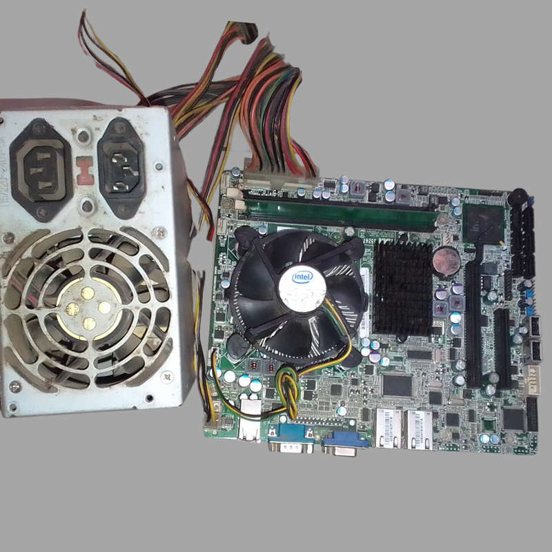 ( LGA 775 socket) Motherboard + CPU + PSU + 2GB DDR3 RAM Bundle