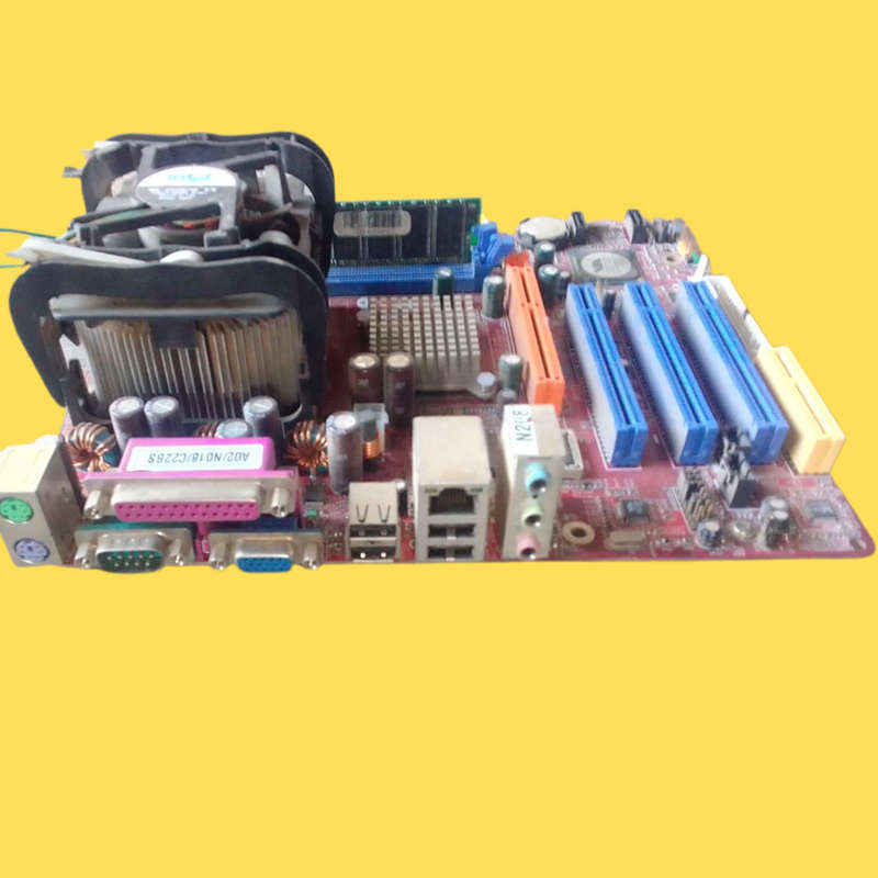 Biostar P4M80-M4 Motherboard + Intel CPU + 512MB DDR RAM