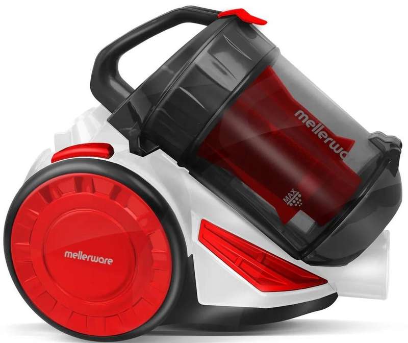Mellerware Vacuum Cleaner Bagless Cyclone Plastic Red 1.2L 1200W