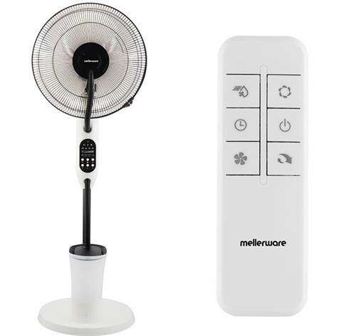 MELLERWARE 40CM 3BLADE MIST FAN W/REMOTE