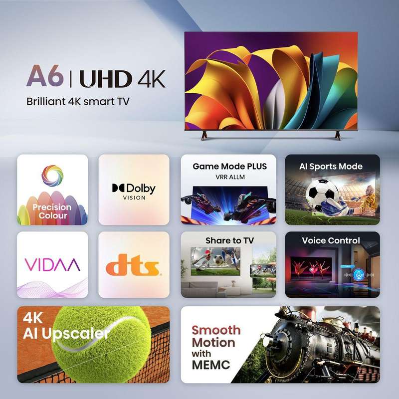 Hisense 65 inch A6N Series UHD Smart TV