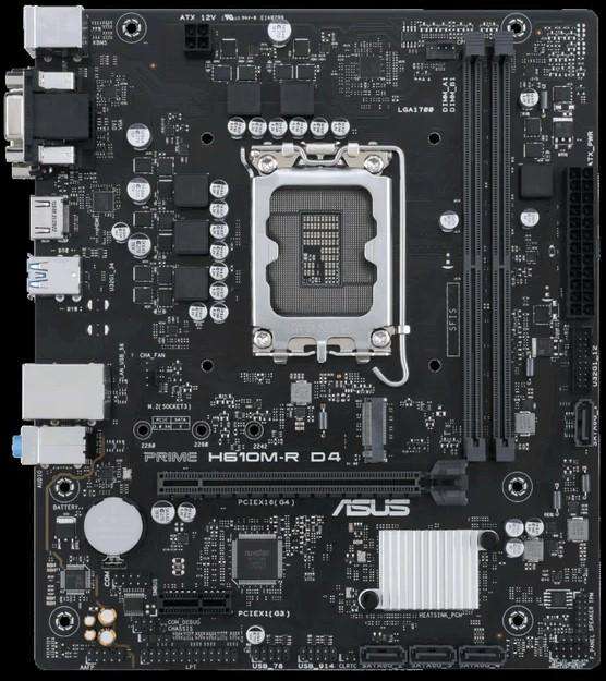 Asus Prime H610M-R Intel LGA 1700 Micro ATX Motherboard