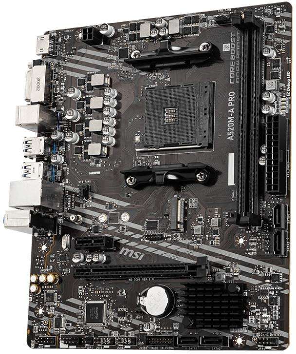MSI A520M-A PRO AMD Gaming Motherboard