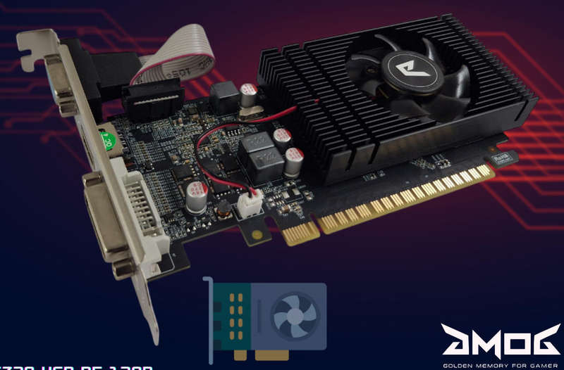 AMOG GT730 4GB DDR5 128-Bit Graphics Card