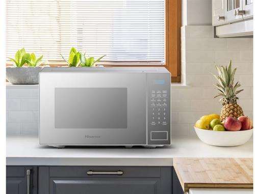 Hisense 20l Silver Mirror Auto Microwave