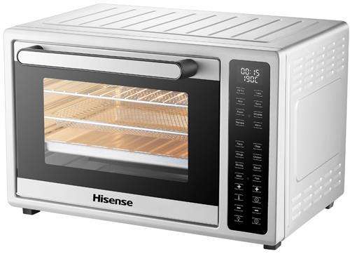 Hisense 32L Silver Electronic Airfryer Toaster Oven Retail