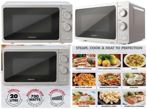Bennet Read 20 Litre Manual Microwave Oven White