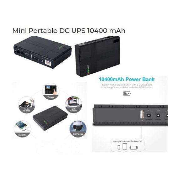 Solarix 10400mAH Micro UPS-Runs Router