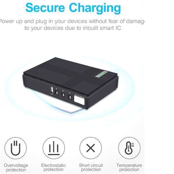 Solarix 10400mAH Micro UPS-Runs Router
