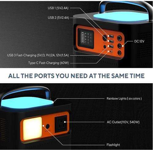 Solarix Tigfox 500W Portable Power Station