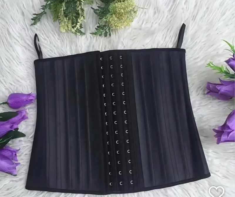 25 steel bones latex waist trainer