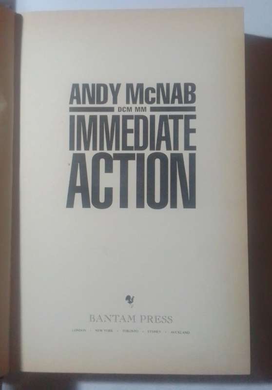 Immediate action-By: Andy McNab