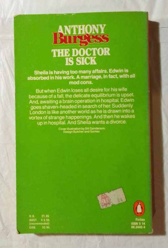 The doctor is sick-By: Anthony Burgess