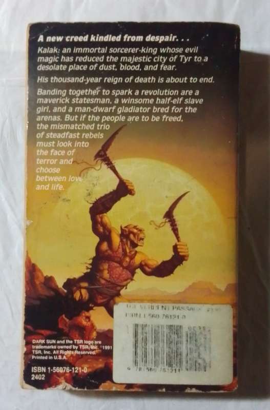 Dark sun: the verdant passage-By: Troy Denning