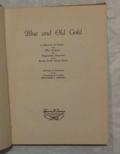 Blue and old gold- By: Howard Timmins