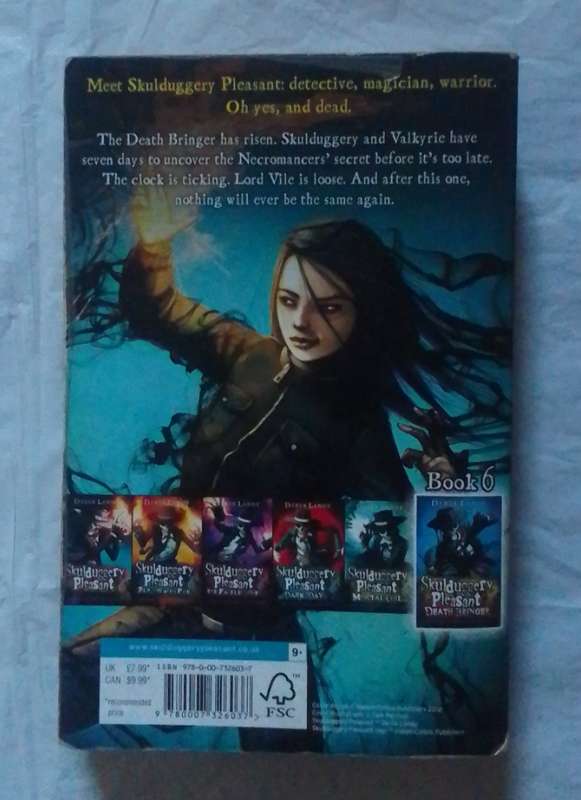 Skuldugerry pleasant: Death bringer-By: Derek Landy