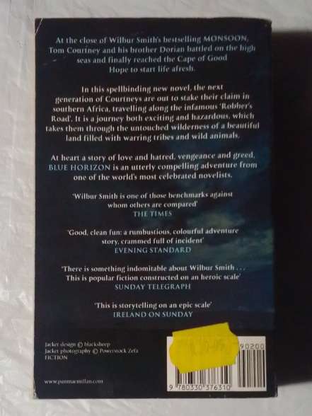 Blue horizon-By: Wilbur Smith