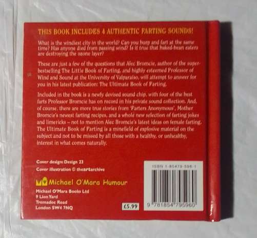 The ultimate book of farting-By: Alec Bromcie