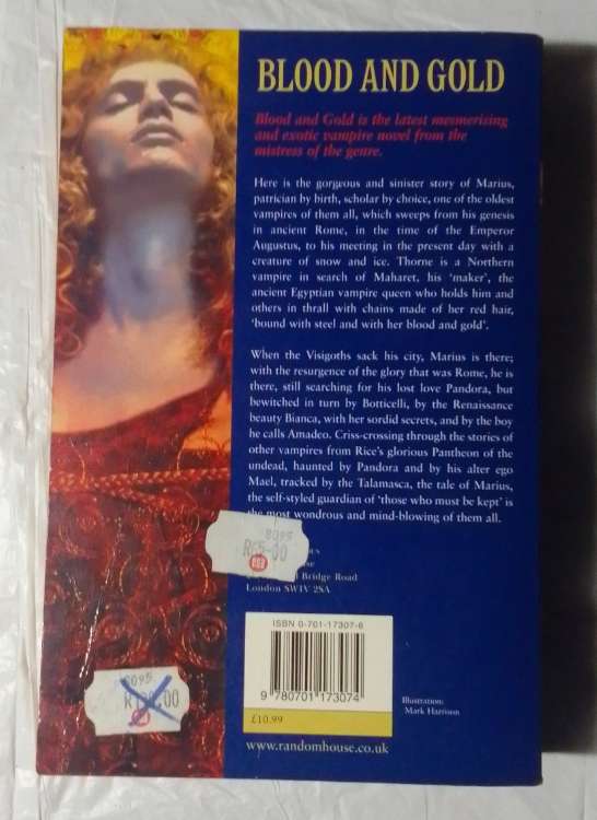 Blood and gold-By: Anne Rice