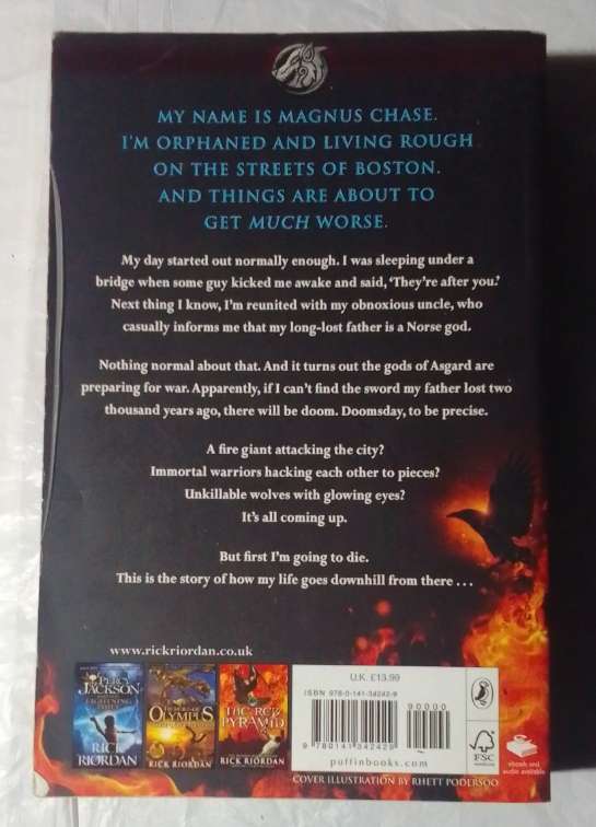 Magnus chase and the sword of summer-By: Rick Riordan