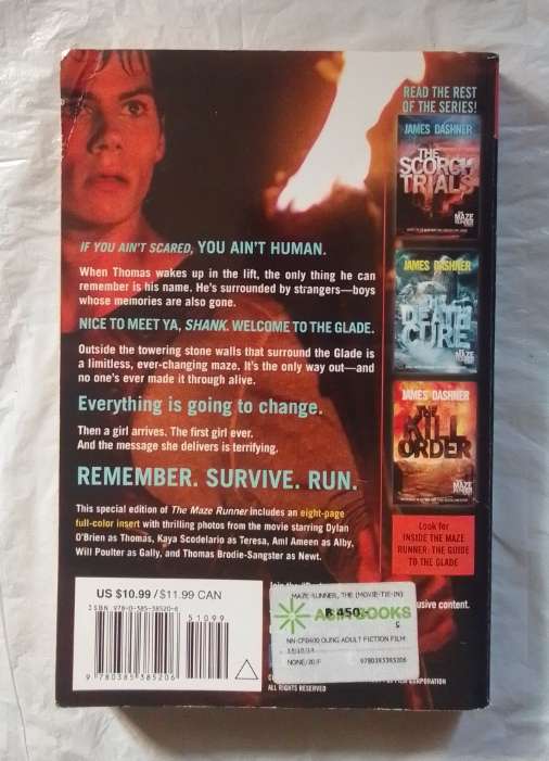 The maze runner-By: James Dashner