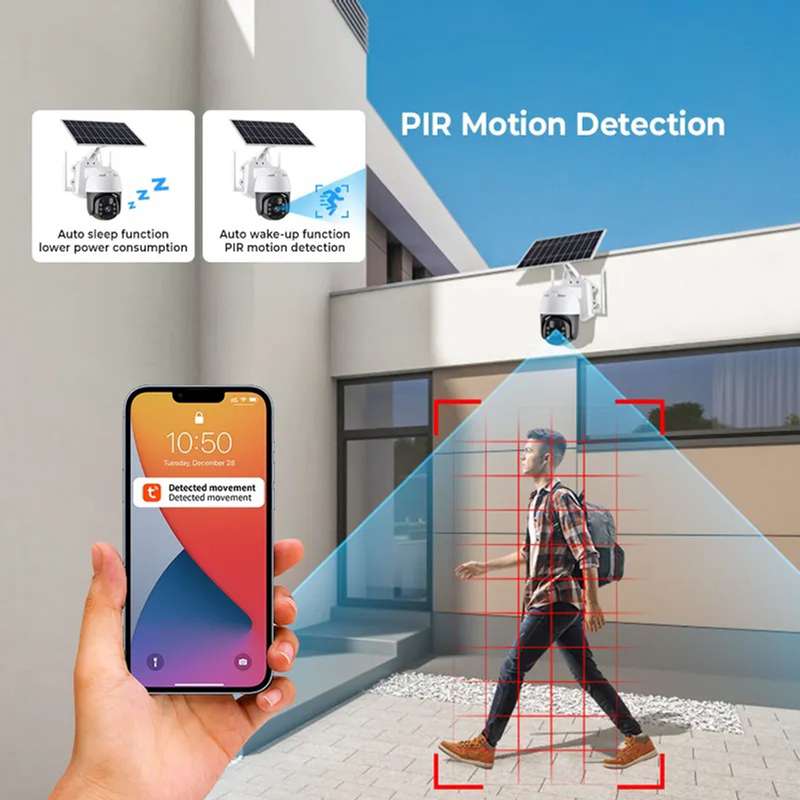 Solar Powered HD Smart Wireless Security Surveillance Camera