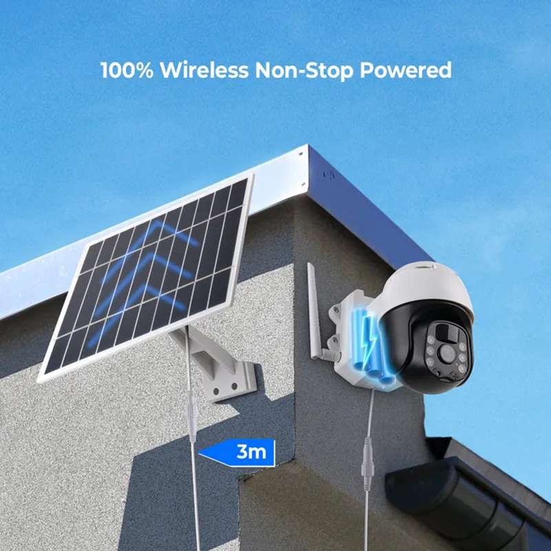 Solar Powered HD Smart Wireless Security Surveillance Camera