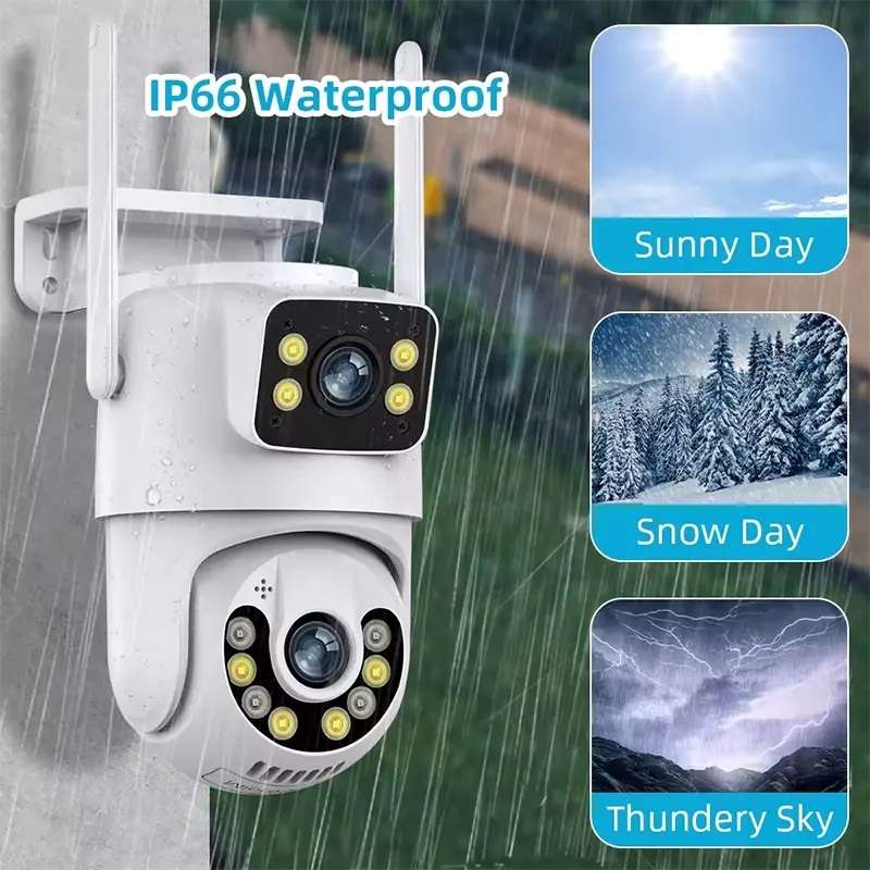 12LED Night Vision Dual View HD Wireless Network Security Camera