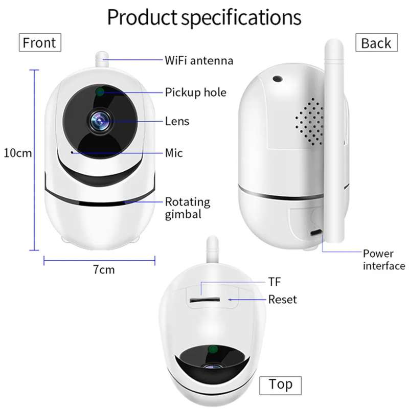 Intelli Minion Nanny Home & Office Wireless Security HD Camera
