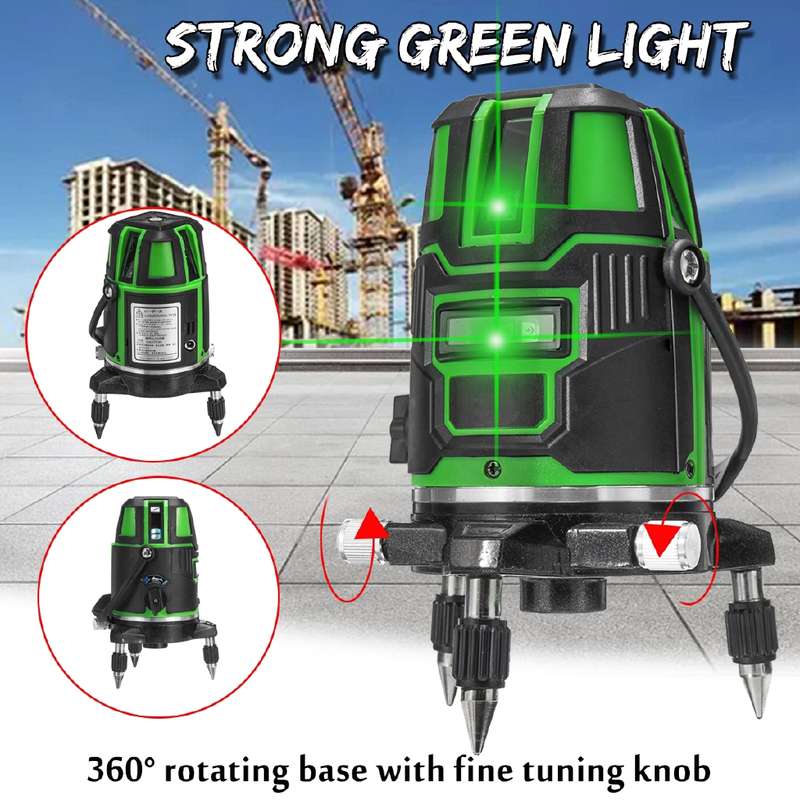 5 Line Green Cross Line Laser Self-Leveling Mapping Tool