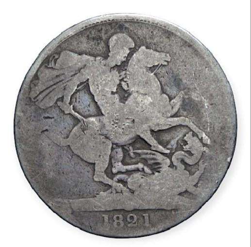 1821 United Kingdom 1 Crown