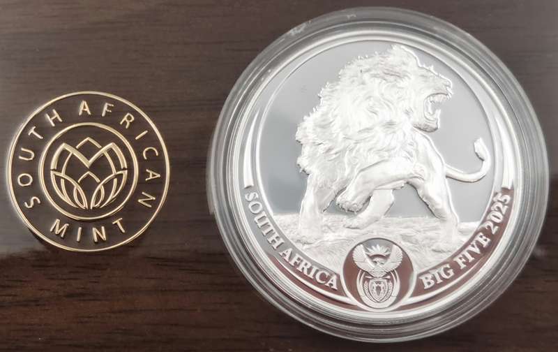 2025 Fine-Silver Combo Set Lion Privy & 2025 Kruggerrand