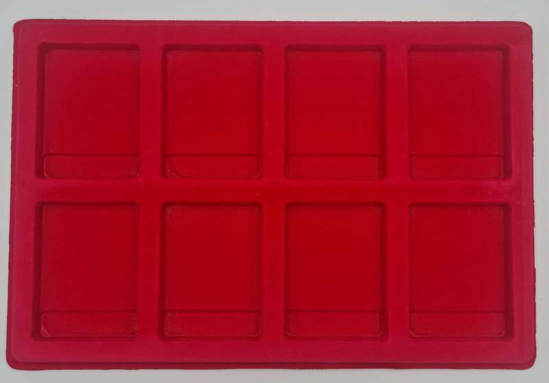 Collectibles Coin Display Box in Red for Graded Coins