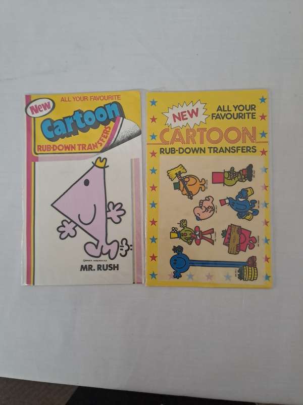 MR MEN RUB DOWN TRANSFERS