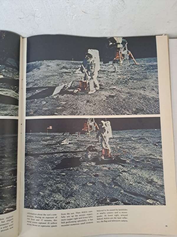 VINTAGE MOON LANDING LIFE MAGAZINES