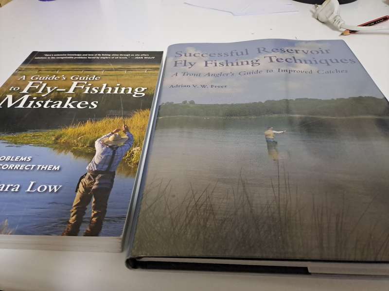 TWO FLY FISHING BOOKS.